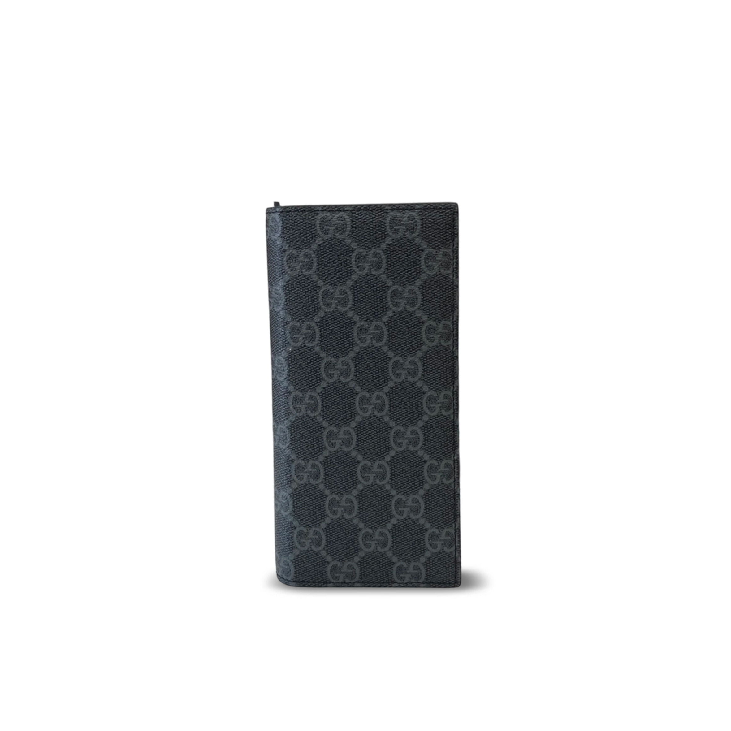 Gvc*1 GREY INTERIOR GG LONG WALLET 821213 (19*10*2cm)